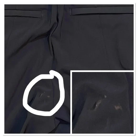NWT ATHLETA Cosmic Kick Flare Pant Sz 6 Black Lightweight *DEFECT*